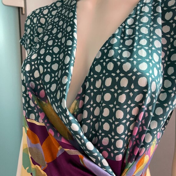 Etro Vintage Set Silk Cardigan and Dress Size M- L - Picture 7 of 13